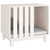 Dog House White Solid Pine Wood 27.6 x 19.7 x 24.4 in Durable A949-822482