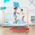 2-Person Foldable Mini Kids Fitness Rebounder Trampoline-Red - Color: Red D681-TW10002RE