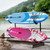 Freestanding Height Adjustable Dual Kayak Storage Rack - Color: Black D681-TL35157