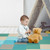 58 Inch Toddler Foam Play Mat Baby Folding Activity Floor Mat-Light Blue - Color: Light Blue D681-SP37335LB