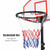 Adjustable Basketball Hoop System Stand with Wheels - Color: Black D681-SP34956
