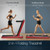 2-in-1 Folding Treadmill with Dual LED Display-Red - Color: Red D681-SP37747US-RE