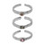Geometry CZ Minimalism 925 Sterling Silver Adjustable Ring R866-HFH_656026069204