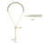 3W1665 - Gold Brass Bracelet with AAA Grade CZ in Clear A874-3w1665