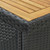 Bar Set Black PE rattan Standard Bar Set Rectangular A949-313473