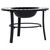 Mosaic Fire Pit Black and White 26.8" Ceramic A949-46721