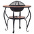 Mosaic Fire Pit Table Terracotta 26.8" Ceramic A949-46723