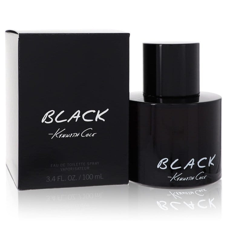 Kenneth Cole Black by Kenneth Cole Eau De Toilette Spray 3.4 oz (Men) V728-403262