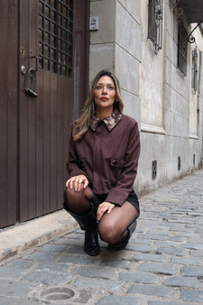 Chaqueta Gamuza Suede Gaia