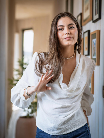 Blusa Belina Punto Blanca