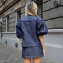 Blusa  denim Alegra