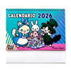 Michi-Calendario de Escritorio 2026