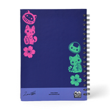 Libreta Ajolotes Sushi y Ramen Hoja Blanca