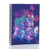 Libreta Ajolotes Sushi y Ramen Hoja Blanca