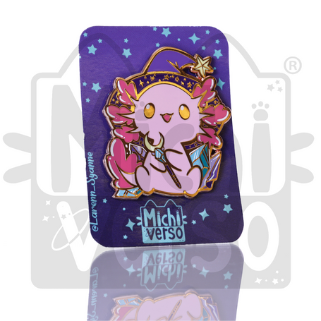 Pin Enamel Ajolote Mago