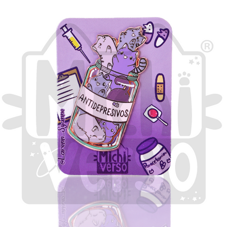 Pin Enamel Antidepresivos
