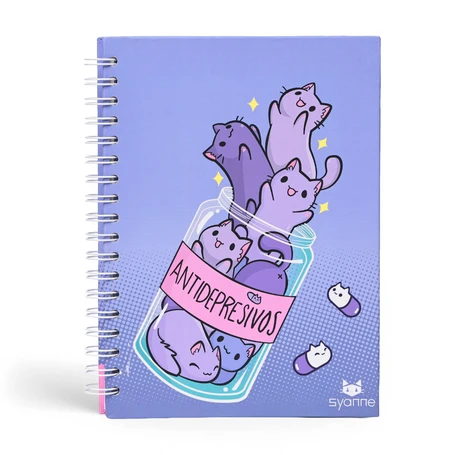 Libreta Antidepresivos Hoja Blanca
