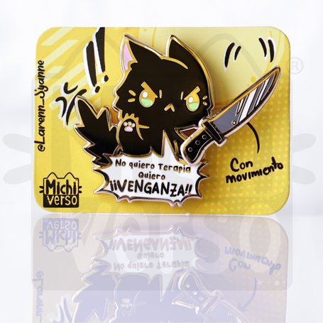 Pin Enamel Finolis Cuchillo Terapia