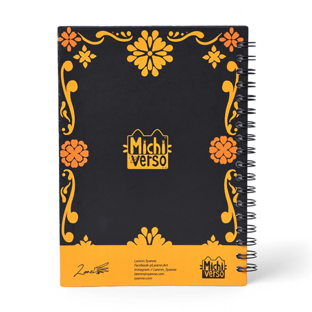 Libreta Cempasuchil Hoja Rayada