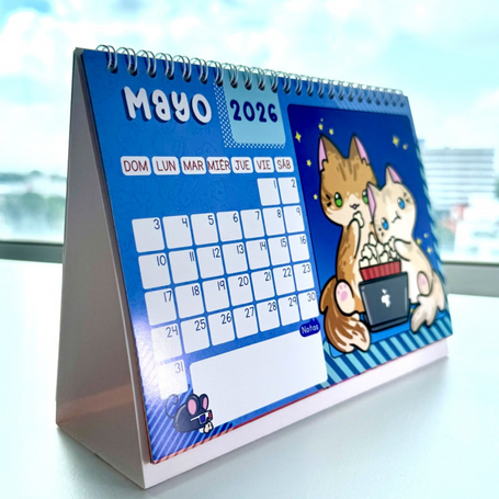 Michi-Calendario de Escritorio 2026
