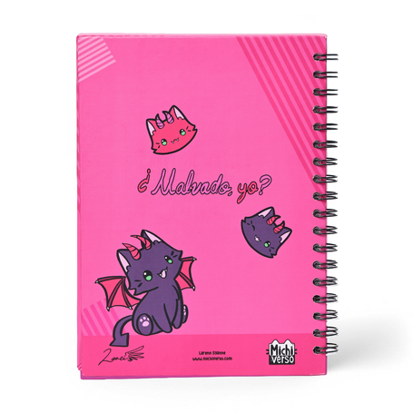 Libreta Malvado, yo Hoja Blanca