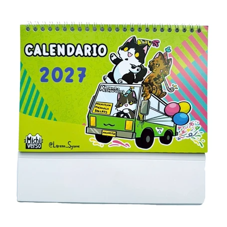 Michi-Calendario de Escritorio 2027