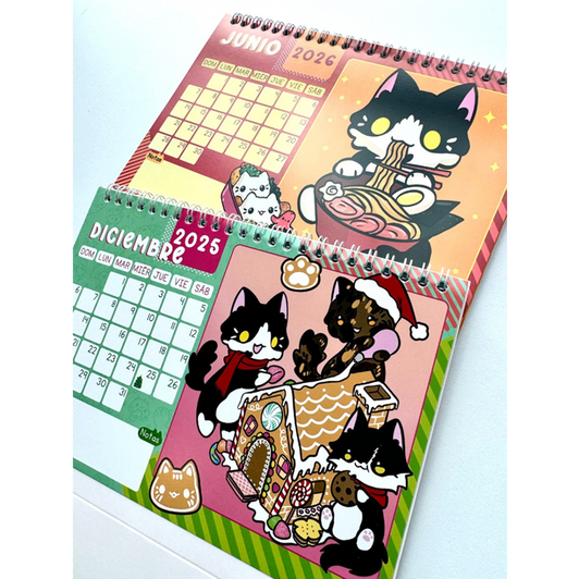 Michi-Calendario de Escritorio 2026