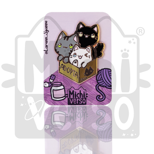 Pin Enamel Adopta