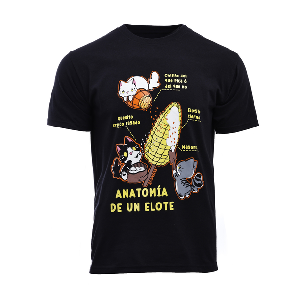 Playera Unisex Anatomia del Elote