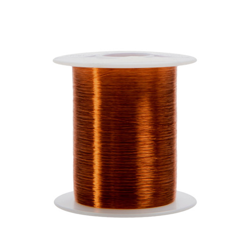 Magnet Wire, Enameled Copper Wire, 42 AWG, 0.0026" Diameter, 200°C, Natural