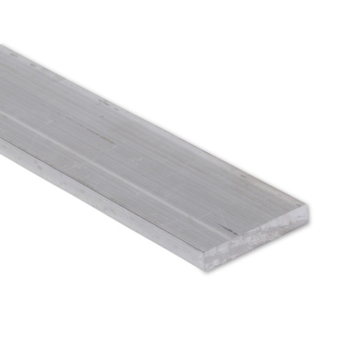 Aluminum Flat Bar, 3/8" x 2-1/2", 6061 General-Purpose Plate, T6511 Mill Stock (0.375X2.5FLT6061T6511)