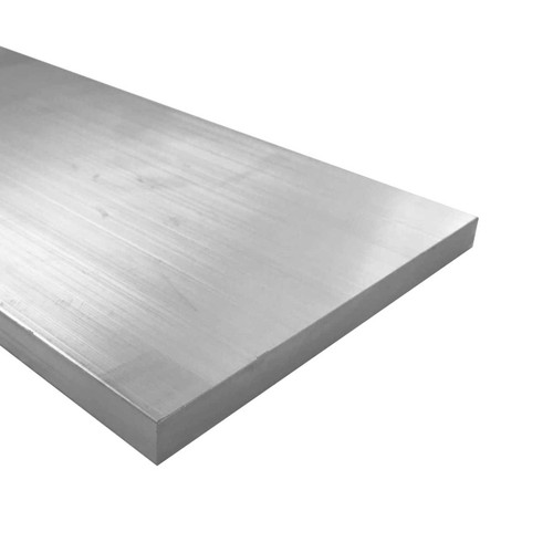 Aluminum Flat Bar, 1/4" x 8", 6061 General-Purpose Plate, T6511 Mill Stock, 10 Lengths Available