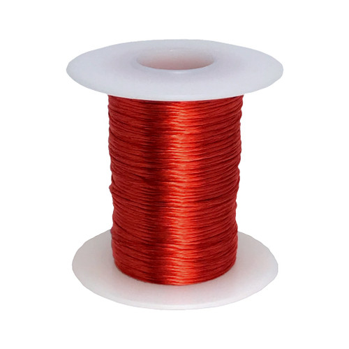 Litz Wire, 24 AWG Unserved Single Build, 25/38 Stranding, Ideal for ~100  kHz Applications - 6 Spool Sizes