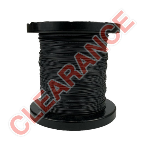 22 AWG Stranded Hook-Up Wire, UL3266 XLPE, 300V, 500' Length, Black