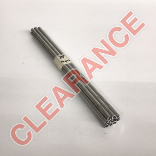 Aluminum Round Rod, 1/4" Diameter, 6061 General-Purpose, T6511 Mill Stock, 10" Length, x10 Piece Lot