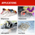 Hook Up Wire, 12 AWG, GPT Primary Wire, Stranded Kit, 2 Color Sets & 2 Spool Sizes Available