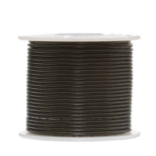 600 Volts Green 25 ft Length 18 AWG Gauge Stranded Hook Up Wire 0.0403 Diameter UL1015