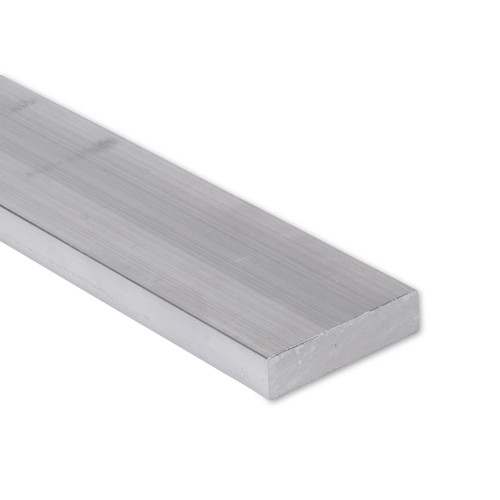 6061 Aluminum Solid Bar - 1/2 X 1.0 Inch Rectangle Extruded Stock, 13 Inch Length, Made In USA