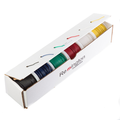 6 AUTOMOTIVE WIRES 16 GAUGE GXL SIX COLORS 25' EACH STRIPED