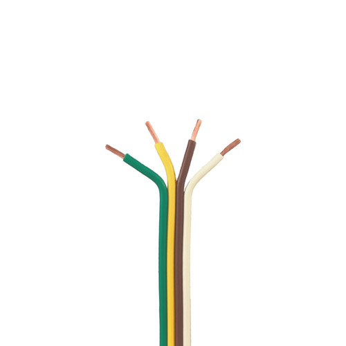 4 Conductor Trailer Cable, Bonded 16 AWG GPT, Color Coded PVC Wires - 16  Lengths Available