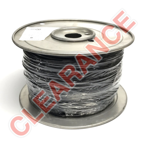12 AWG Stranded Hook-Up Wire, Machine Tool Wire, Black PVC