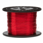 A single spool of red wire.