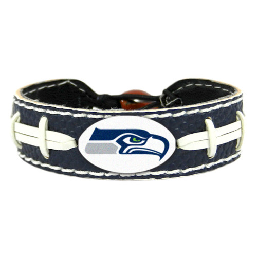 Seattle Seahawks Bracelet Team Color Football Navy CO