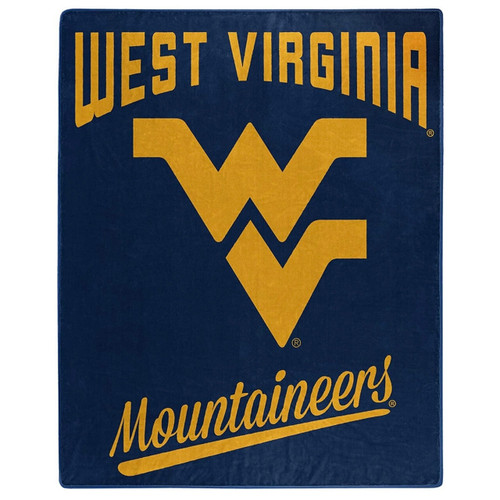 West Virginia Mountaineers Blanket 50x60 Raschel Signature Design Z157-9060426920