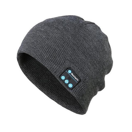 Color: Heather Gray - Musical Beanie Bluetooth Hat K290-18851658949