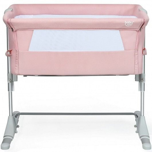 Travel Portable Baby Bed Side Sleeper  Bassinet Crib with Carrying Bag-Pink - Color: Pink D681-BB5339PI