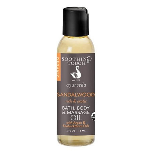 Soothing Touch Bath Body and Massage Oil Sandalwood (1x4 OZ) G240-B-69884-1PK