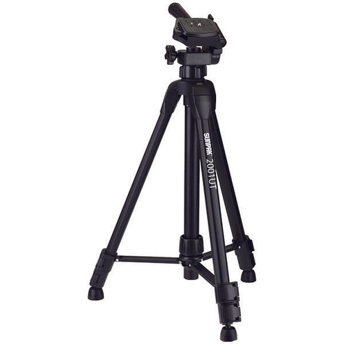 Sunpak 620-020 Tripod with 3-Way Pan Head (2001UT, 50.75 in. Extended Height, 7-Pound Capacity) R810-SPK620020
