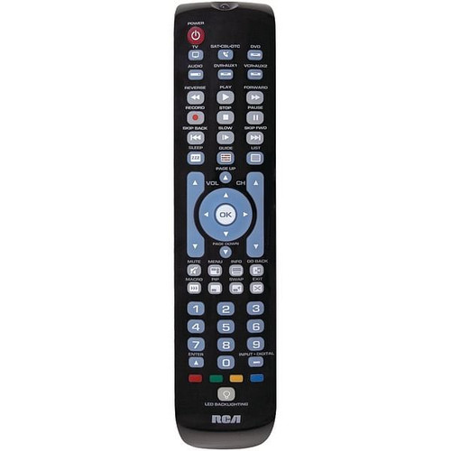 RCA RCRN06BE 6-Device Green Backlit Universal Remote R810-RCARCRN06GR