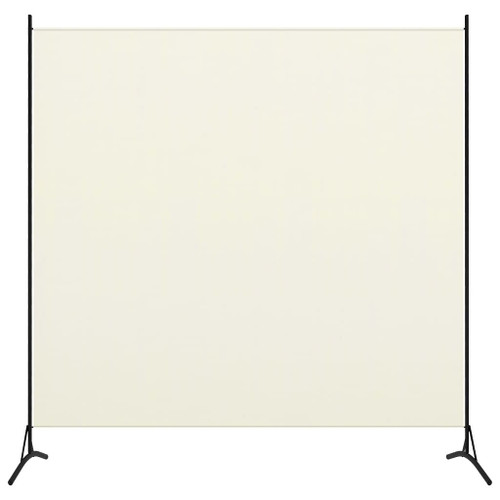 vidaXL Room Divider White 68.9"x70.9" Fabric A949-320735